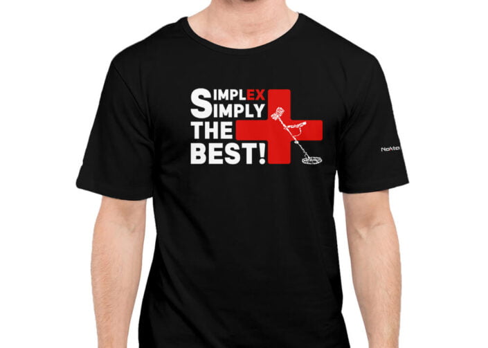Nokta Makro Simplex+ Tişört (Siyah) Ön